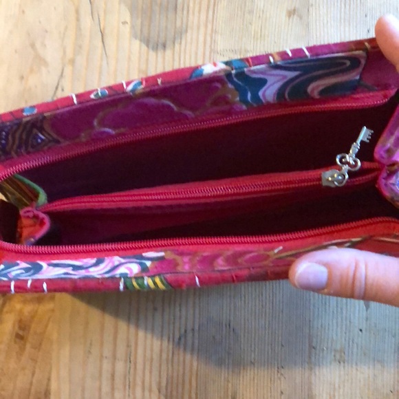 Boho clutch in Red Print - Picture 5 of 6